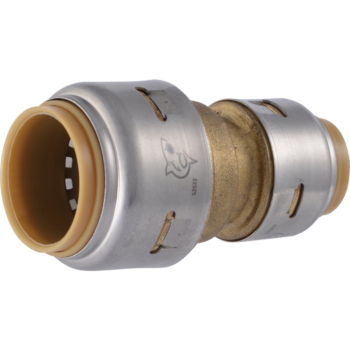 SharkBite 1/2 In. x 3/4 In. Push-to-Connect Brass Coupling