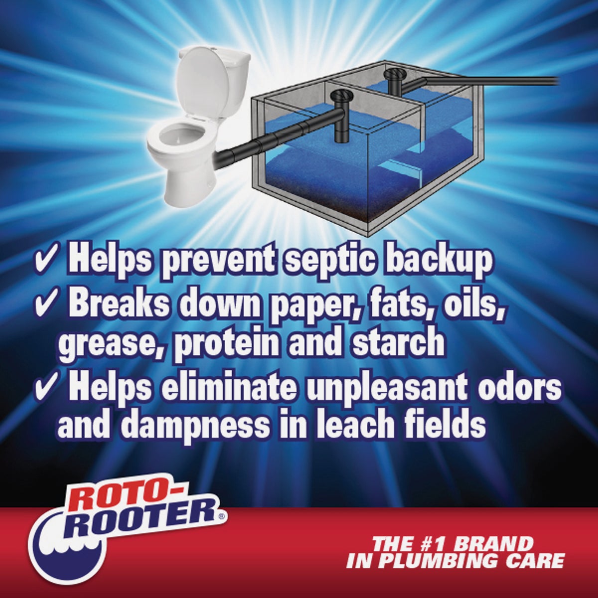 Roto-Rooter 64 Oz. Septic Treatment Image 3