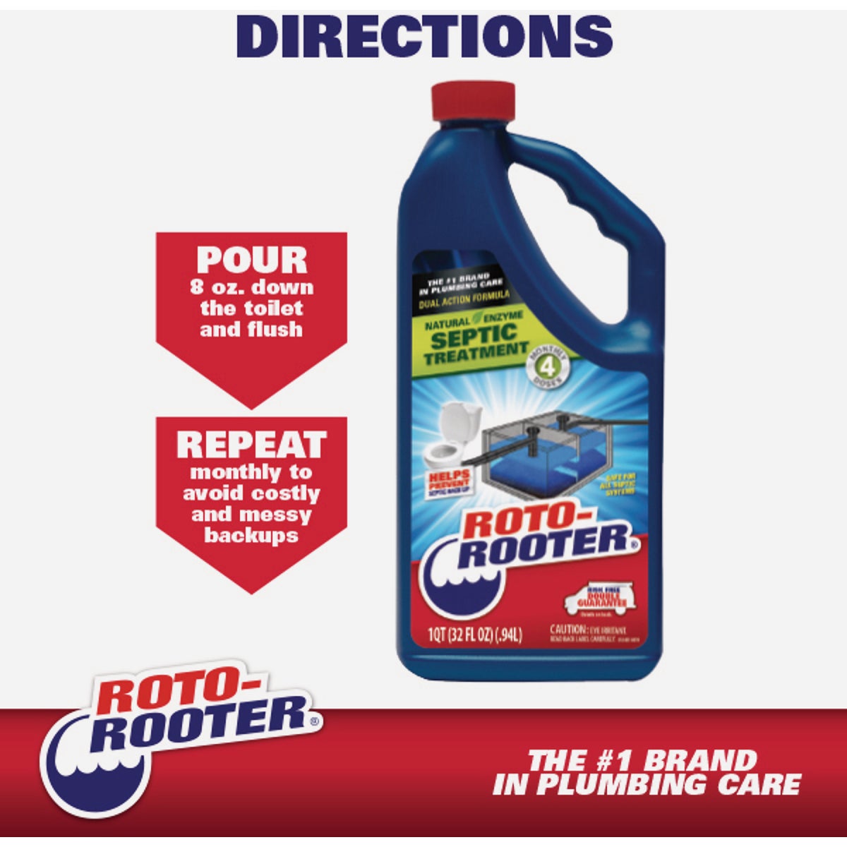 Roto-Rooter 64 Oz. Septic Treatment Image 2
