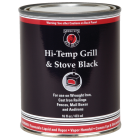 Meeco's Red Devil Satin High Heat Grill and Black Stove Enamel, Black, 1 Pt. Image 1