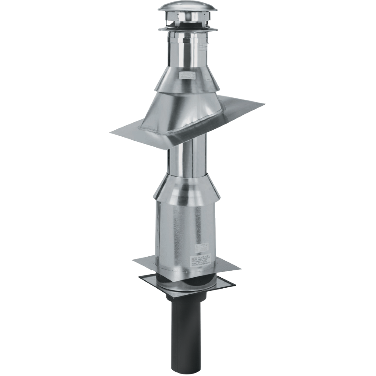 SELKIRK Sure-Temp 6 In. Stainless Steel Flat Ceiling Chimney Support Kit Image 2
