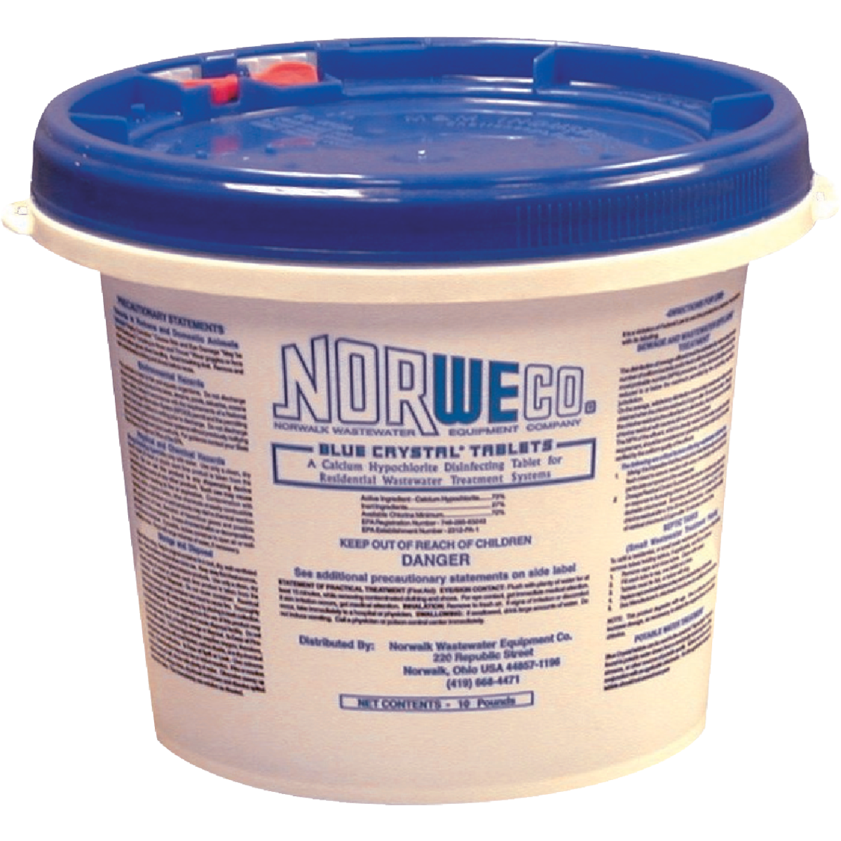 Norweco Crystal Tablet 10 Lb. Sewer Line Cleaner