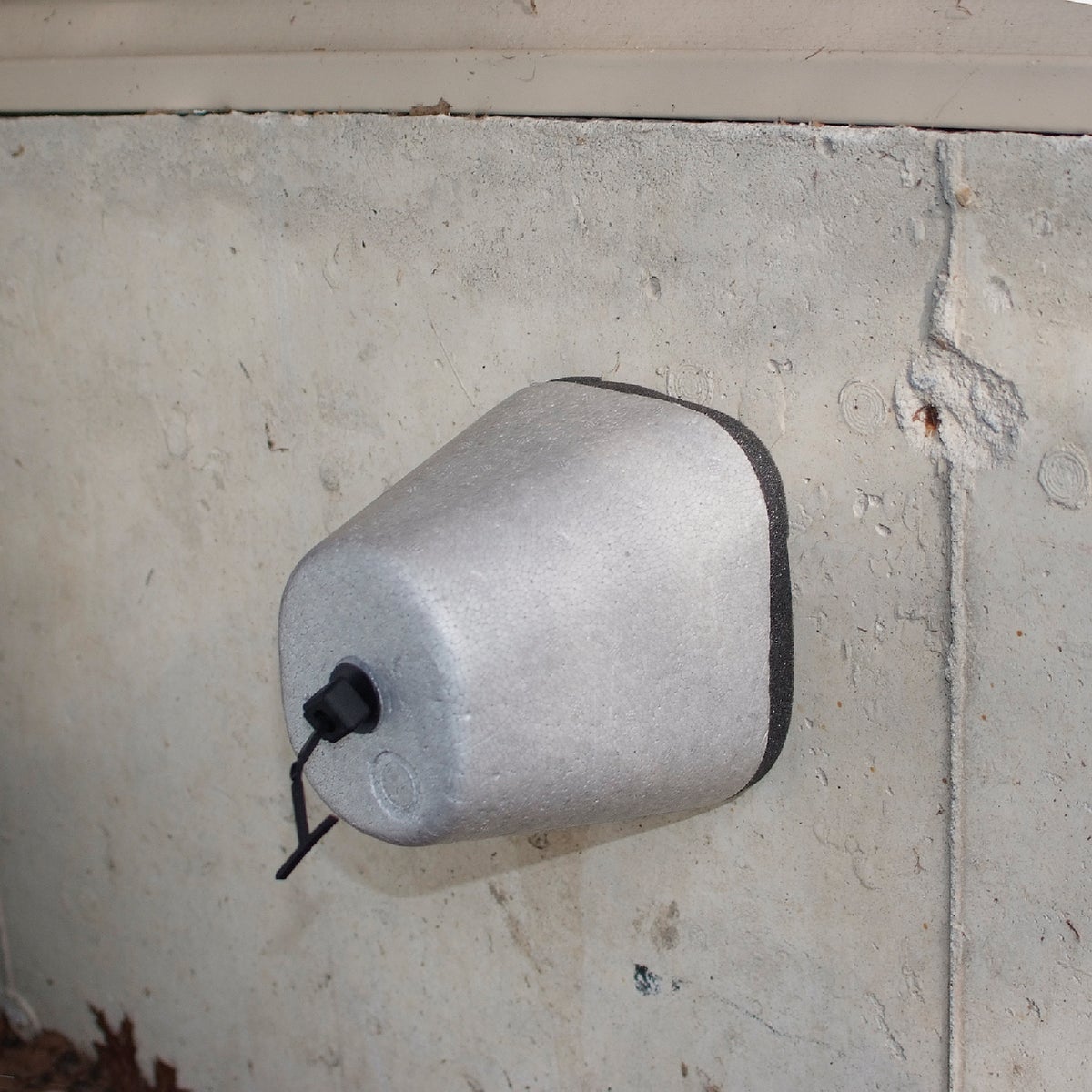 Frost King Gray 7.5 In. Foam Oval Outdoor Faucet Cover Image 3