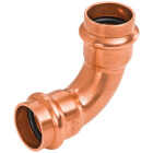 NIBCO 3/4 In. 90 Deg. Press Copper Elbow (1/4 Bend) Image 1