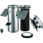 SELKIRK Sure-Temp 6 In. Stainless Steel Pitched Ceiling Chimney Support Kit Image 2