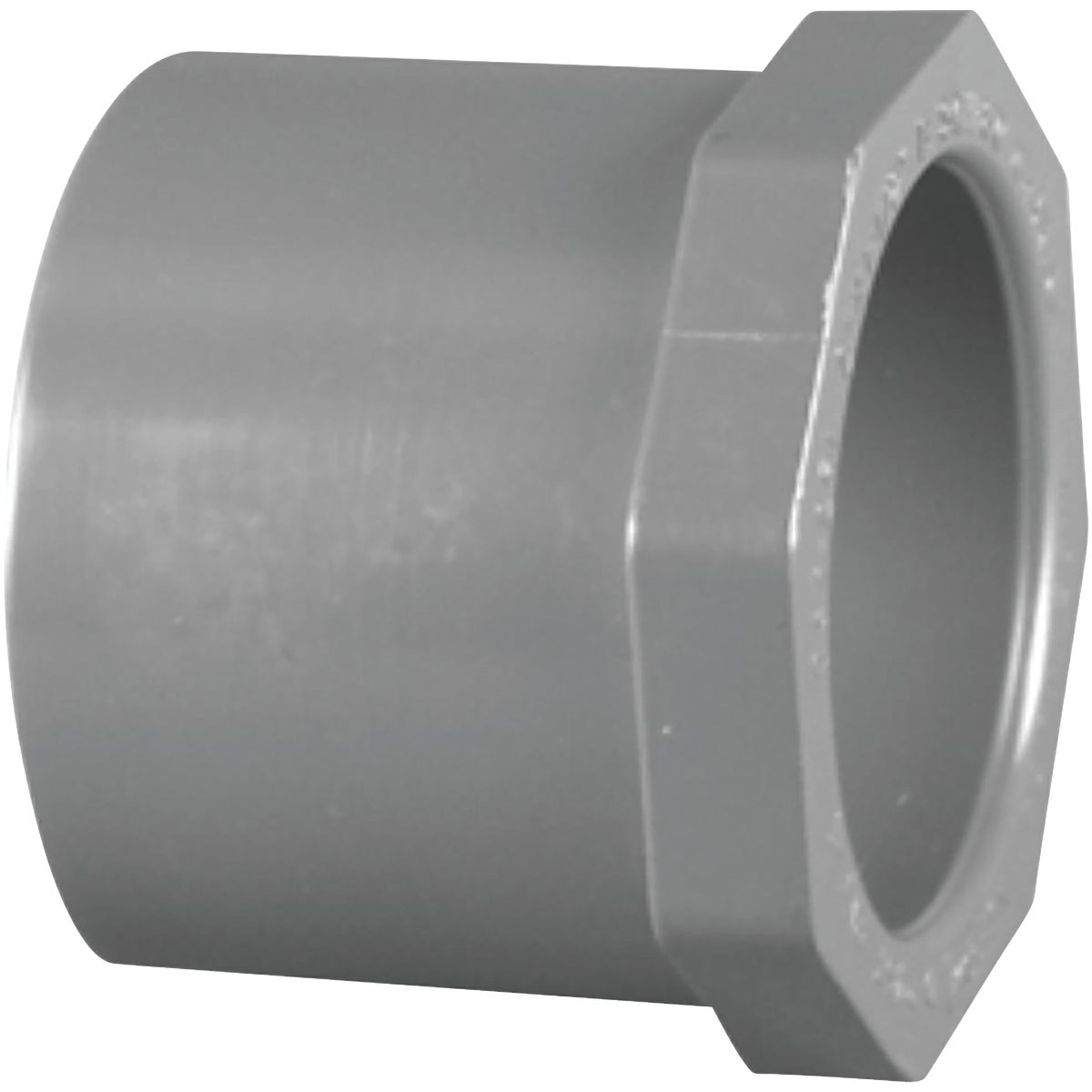 Charlotte Pipe 1 In. Spigot x 3/4 In. Slip Schedule 80 PVC Bushing Image 1