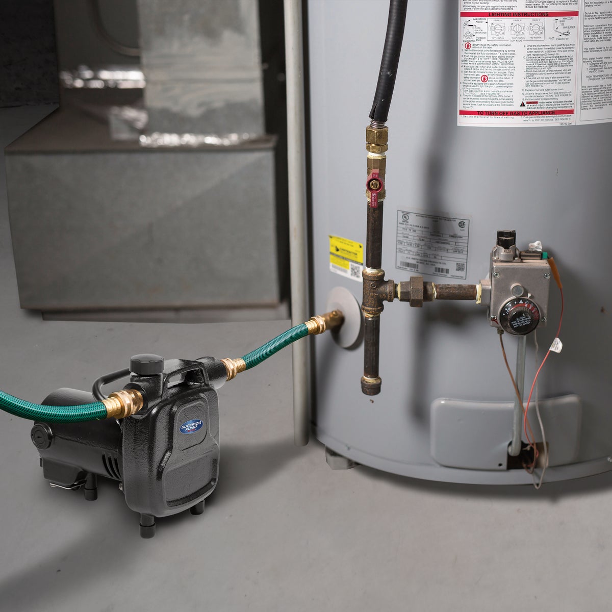 Superior Pump 1/2 HP 1500 GPH Cast Iron Utility Pump Image 3