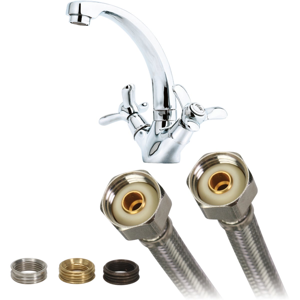 Fluidmaster Fits-All 36 In. L. Stainless Steel Faucet Connector Image 6