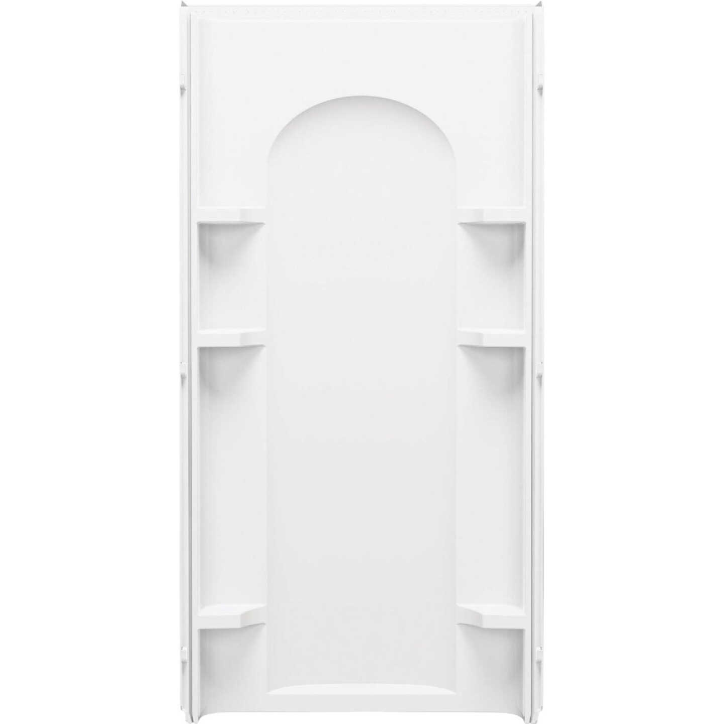 Sterling Ensemble 36 In. W. x 72-1/2 In. H. White Vikrell Shower Back Wall Image 1
