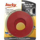 Korky Flush Valve Seal Kit for Dual Flush Valve Seals (3-Pack) Image 1