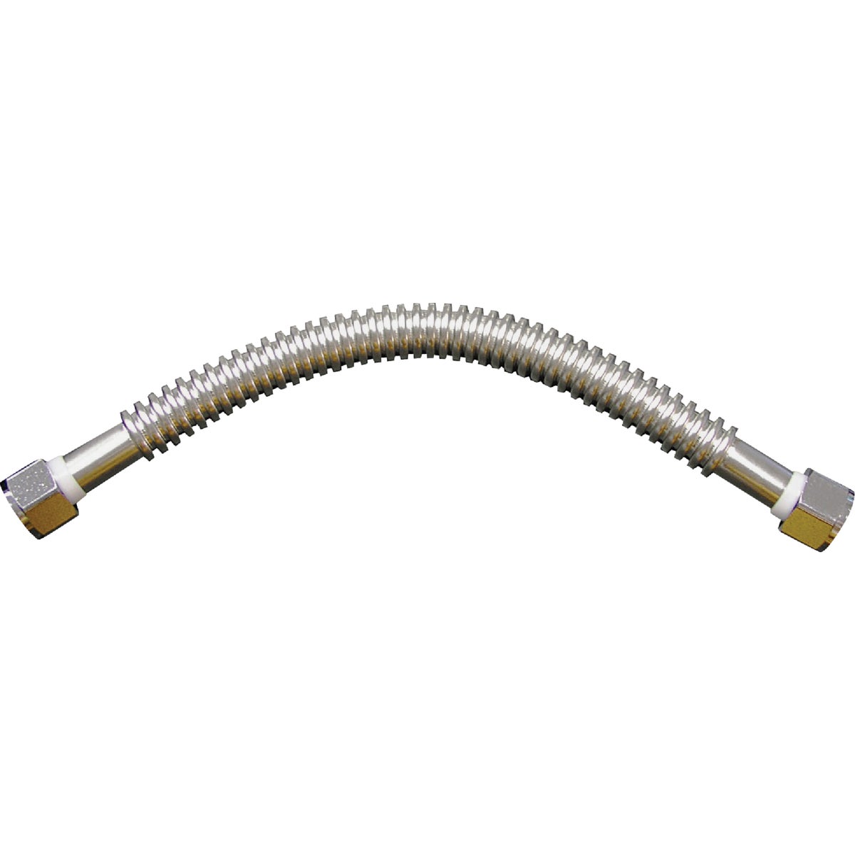 ProLine 3/4 In. FIP x 3/4 In. FIP x 12 In. Stainless Steel Corrugated Water Connector