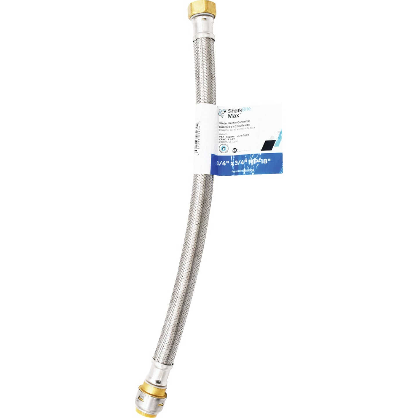 SharkBite 3/4 In. SB X 3/4 In. FIP X 18 In. L Braided Flexible Water Heater Connector Image 6