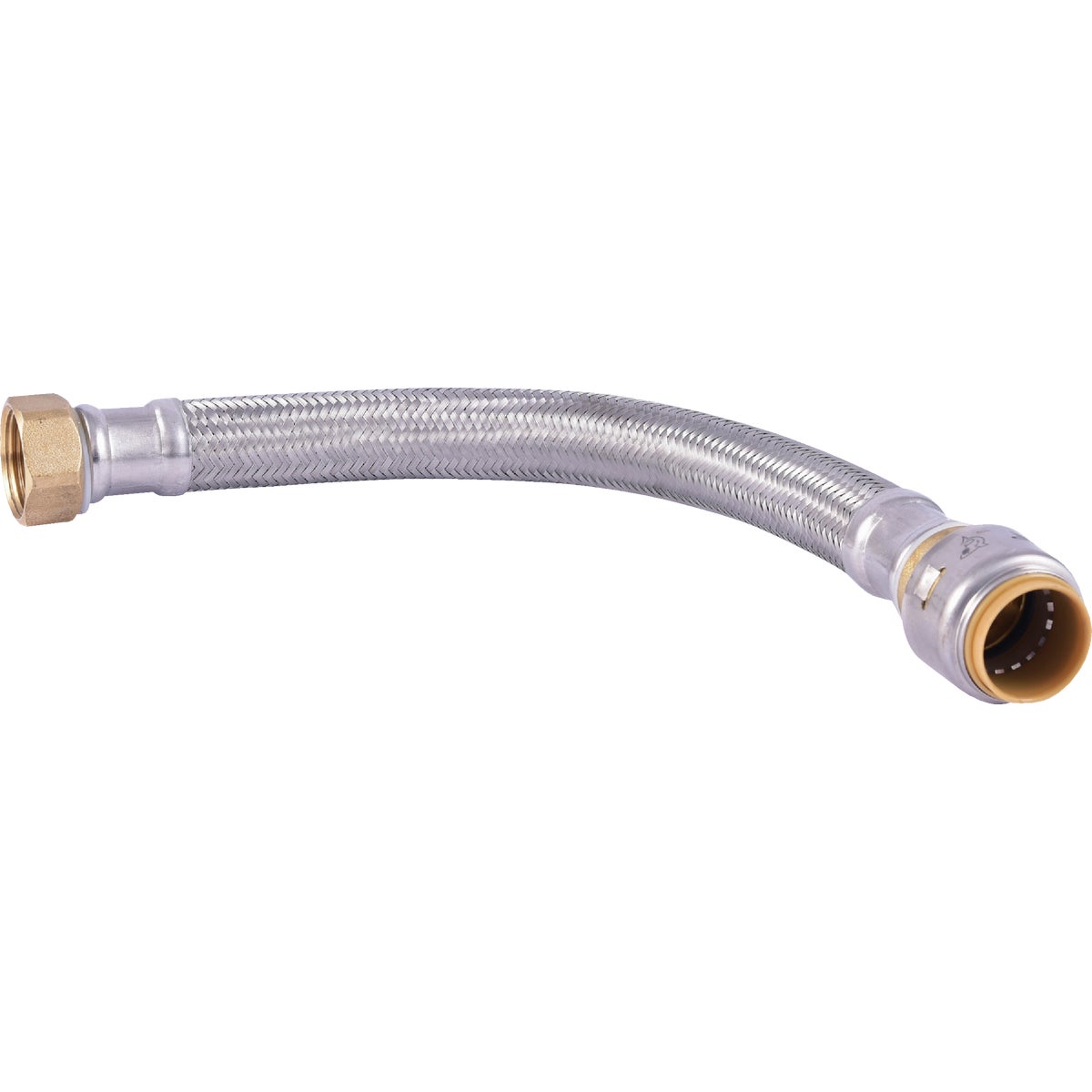 SharkBite 3/4 In. SB X 3/4 In. FIP X 12 In. L Braided Flexible Water Heater Connector Image 1