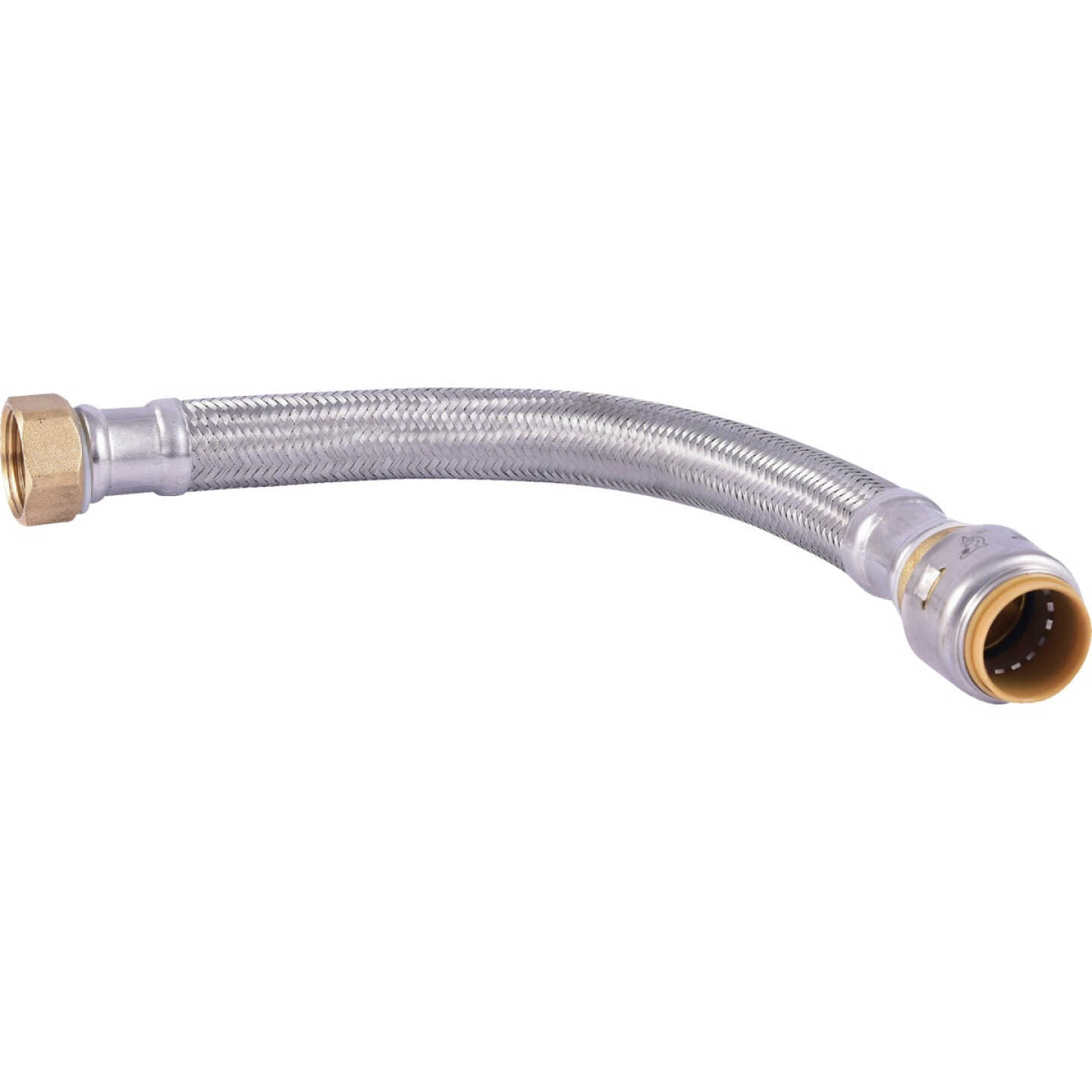 SharkBite 3/4 In. SB X 3/4 In. FIP X 12 In. L Braided Flexible Water Heater Connector Image 1