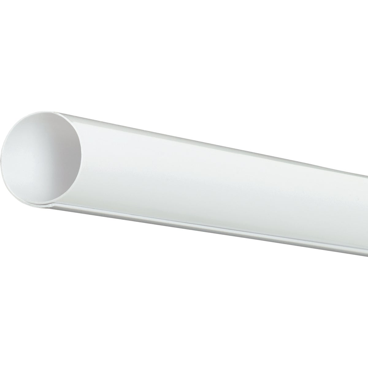 Zenith Zenna Home 60 In. White Shower Rod Cover