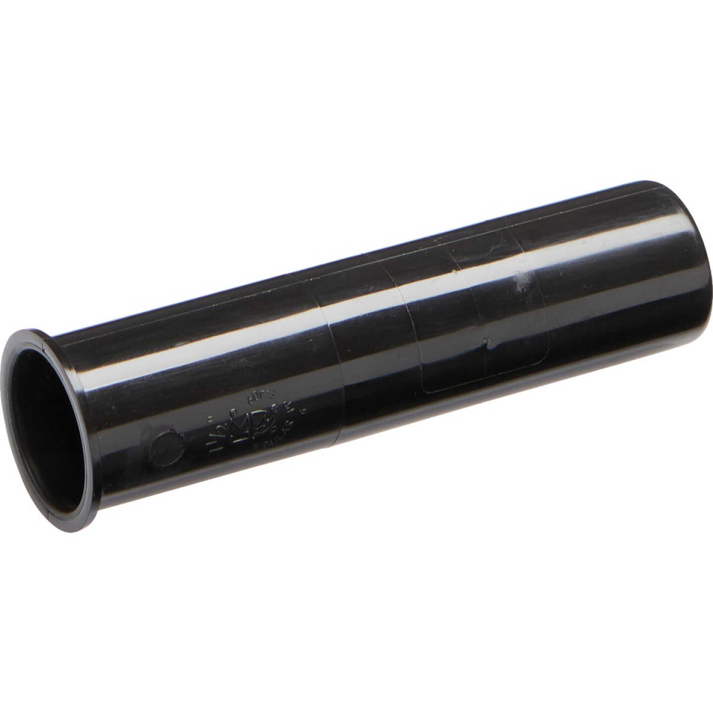Keeney 1-1/2 In. x 6 In. Black Plastic Flanged Sink Tailpiece Image 1