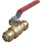 SharkBite 1 In. Brass Push-Fit Ball Valve Image 1