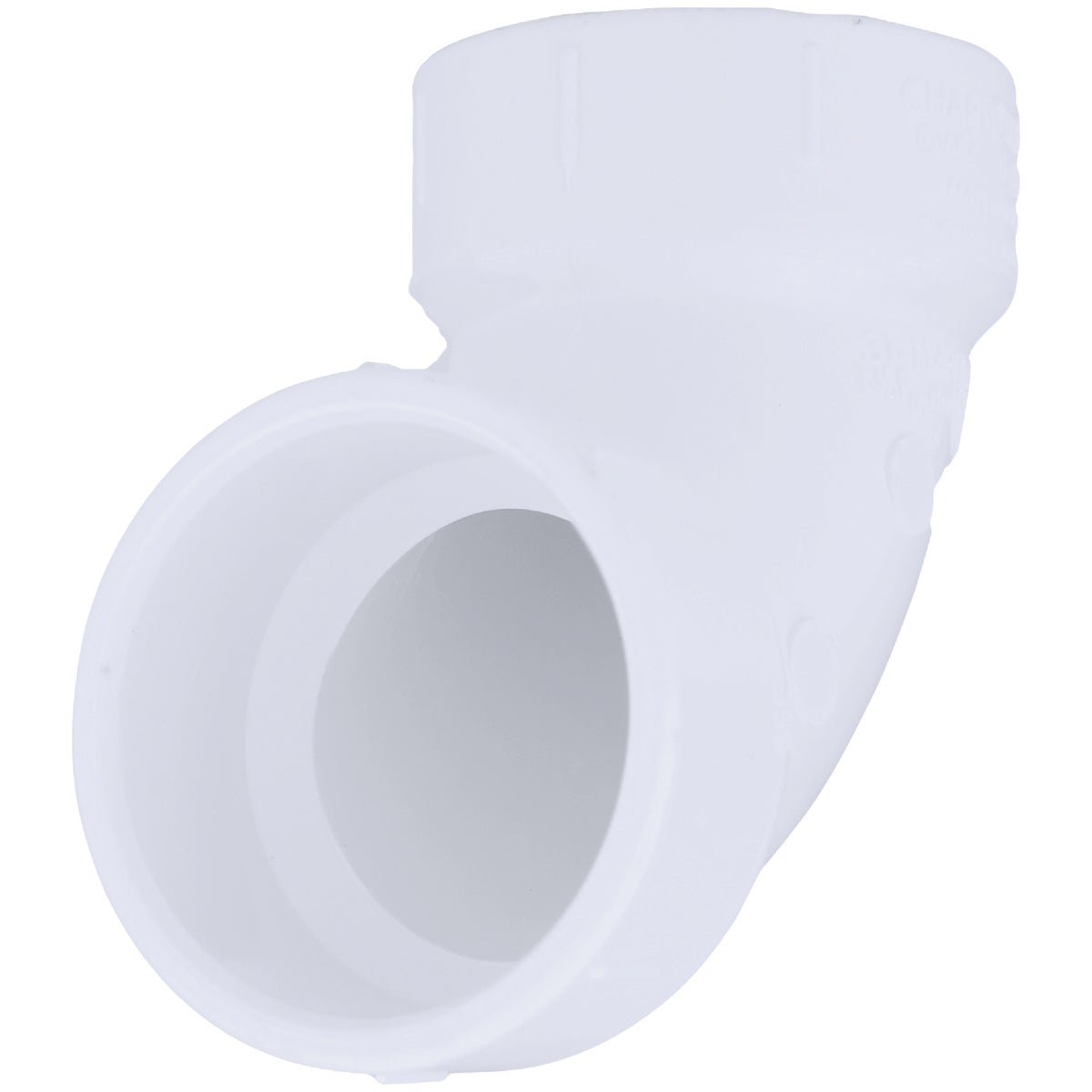 Charlotte Pipe 1-1/4 In. Schedule 40 90 Deg. Sanitary DWV PVC Elbow (1/4 Bend) Image 1
