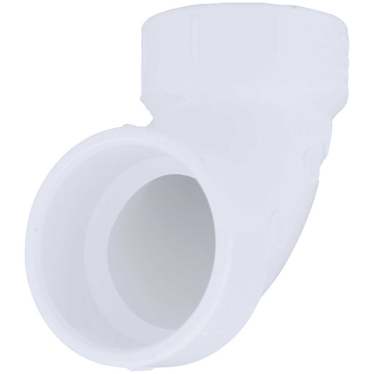 Charlotte Pipe 1-1/4 In. Schedule 40 90 Deg. Sanitary DWV PVC Elbow (1/4 Bend) Image 1