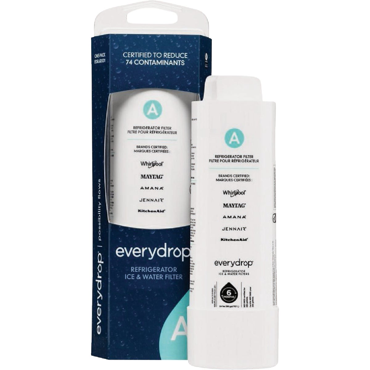 EveryDrop by Whirlpool Filter A Refrigerator Water Filter