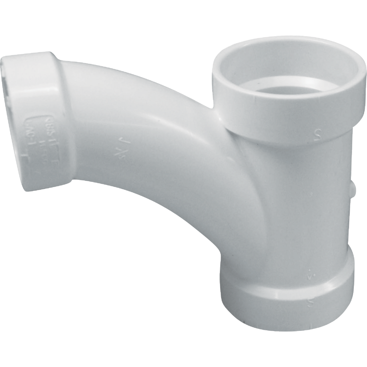 Charlotte Pipe 3 In. X 3 In. X 2 In. Reducing Tee-Wye PVC Tee