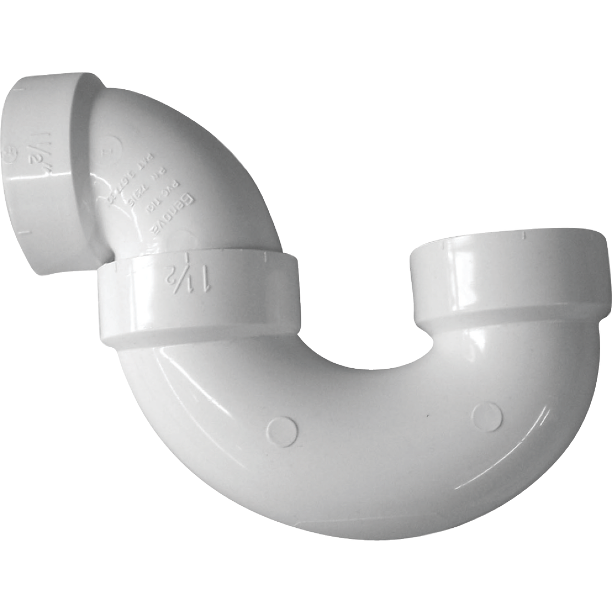 Charlotte Pipe 4 In. White PVC P-Trap Image 1