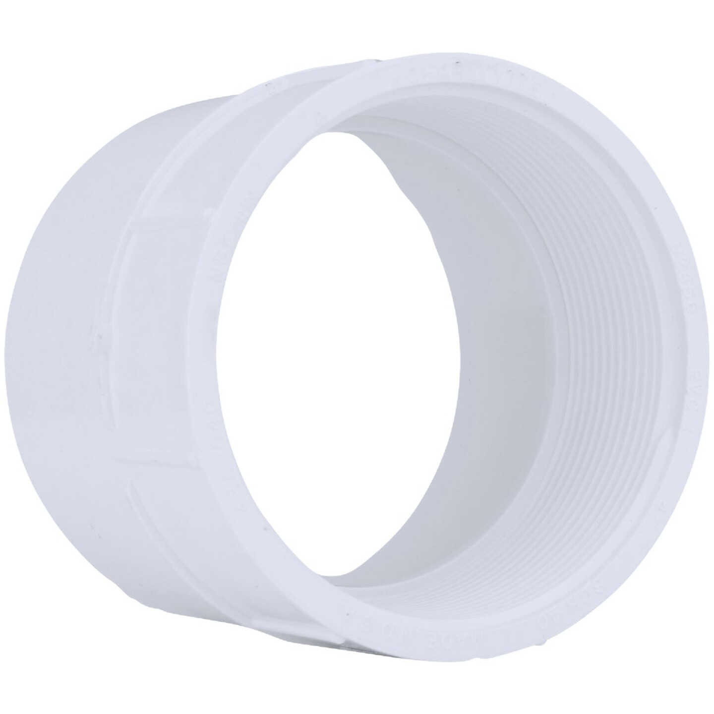 Charlotte Pipe Female Schedule 40 4 in. PVC Adapter Image 1