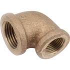 Anderson Metals 1/2 In. x 3/8 In. 90 Deg. Red Brass Elbow (1/4 Bend) Image 1