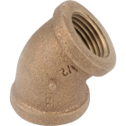 Anderson Metals 1/4 In. 45 Deg. Red Brass Elbow (1/8 Bend) Image 1