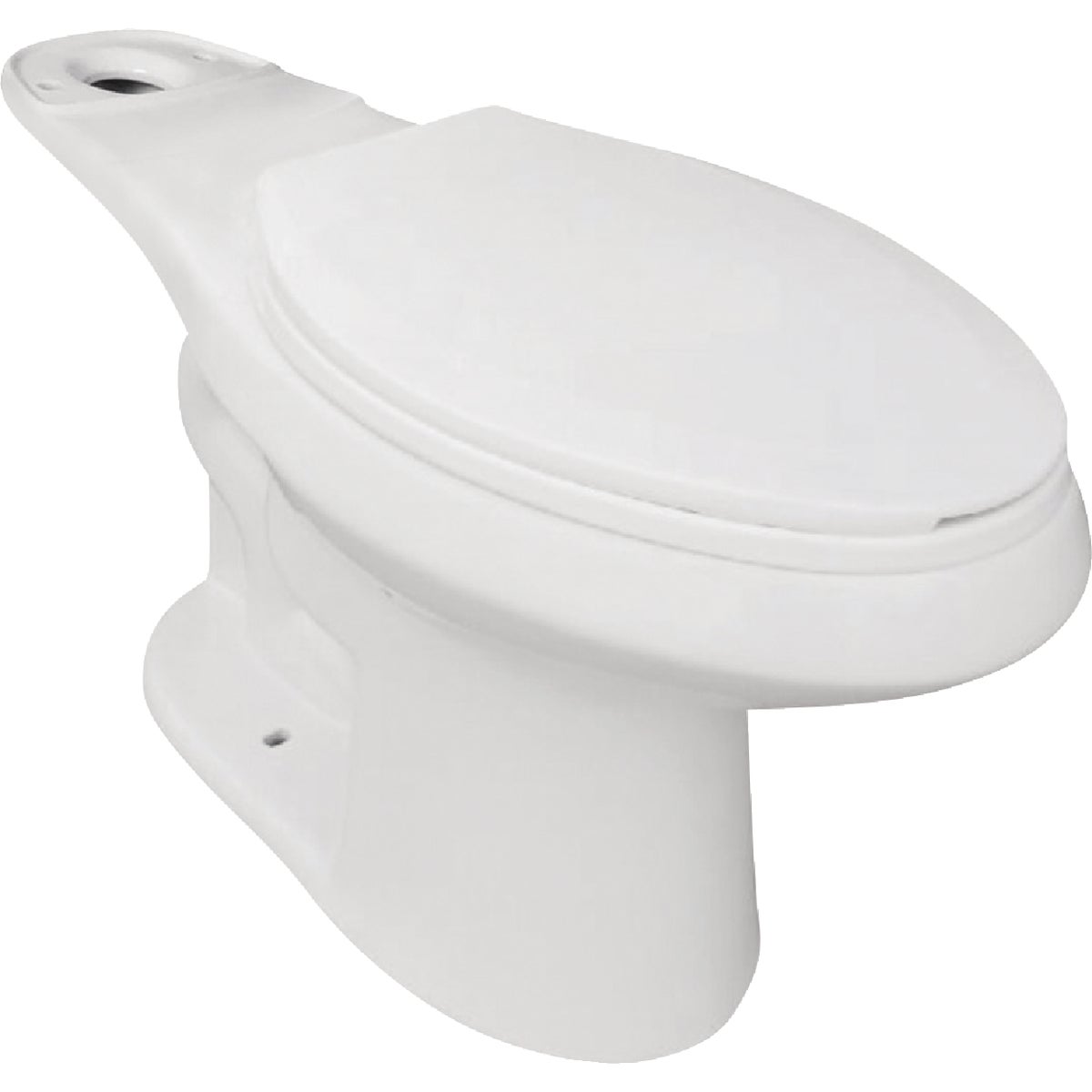Compass Manufacturing Baltic White Elongated 17 In. Comfort Height Toilet Bowl