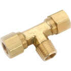 Anderson Metals 1/2 In. C x 1/ In. MPT Compression Brass Tee Image 1