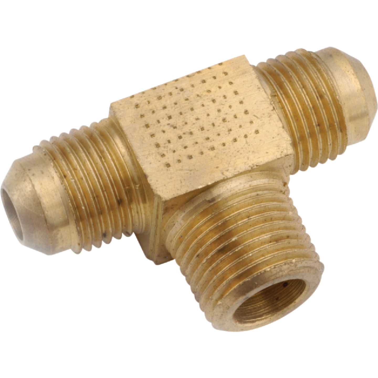 Anderson Metals 1/2 In. x 1/2 In. x1/2 In. MPT Flare Brass Tee Image 1
