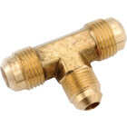 Anderson Metals 3/8 In. x 1/2 In. Brass Forged Flare Reducing Tee Image 1