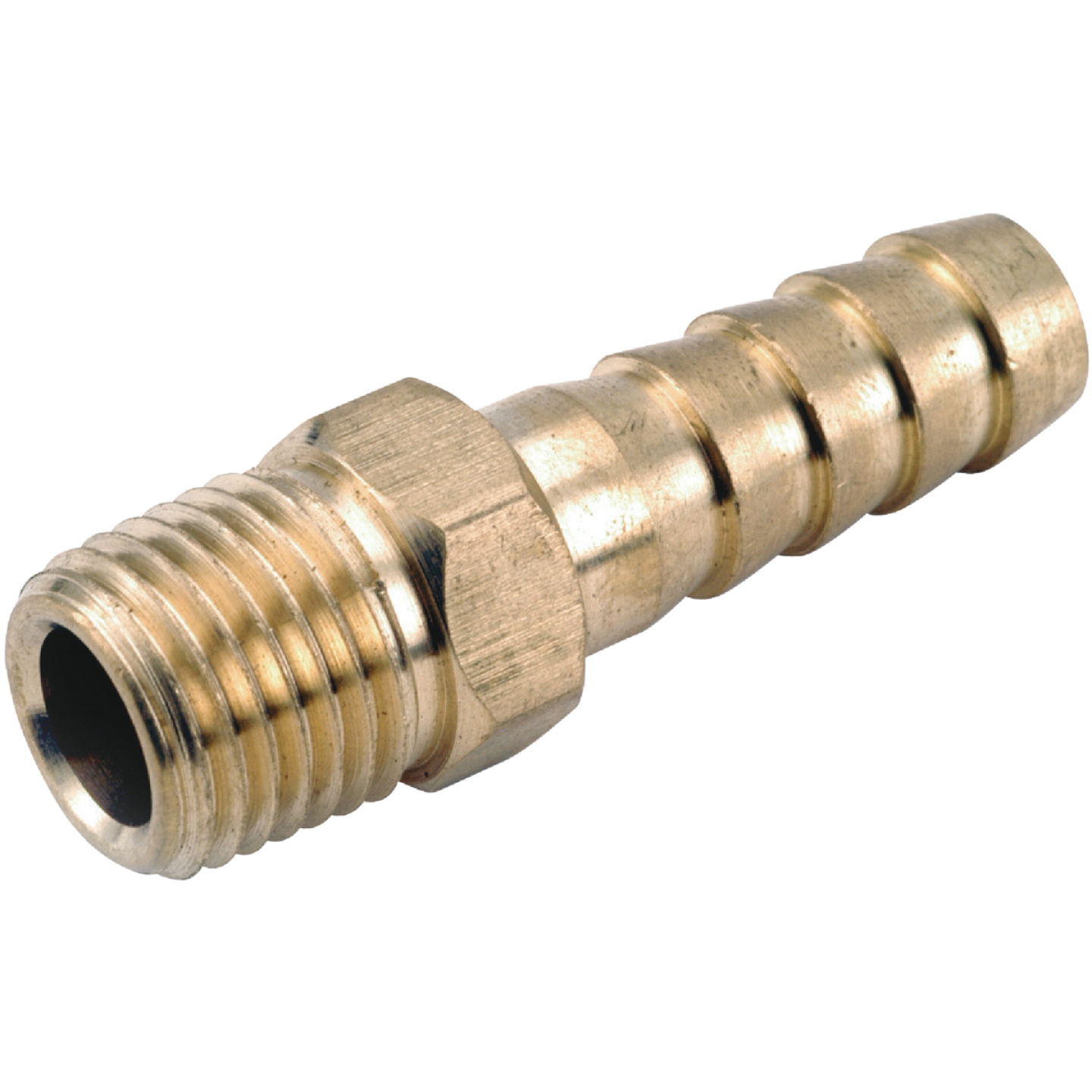 Anderson Metals 1/4 In. ID x 3/8 In. MPT Brass Hose Barb Image 1