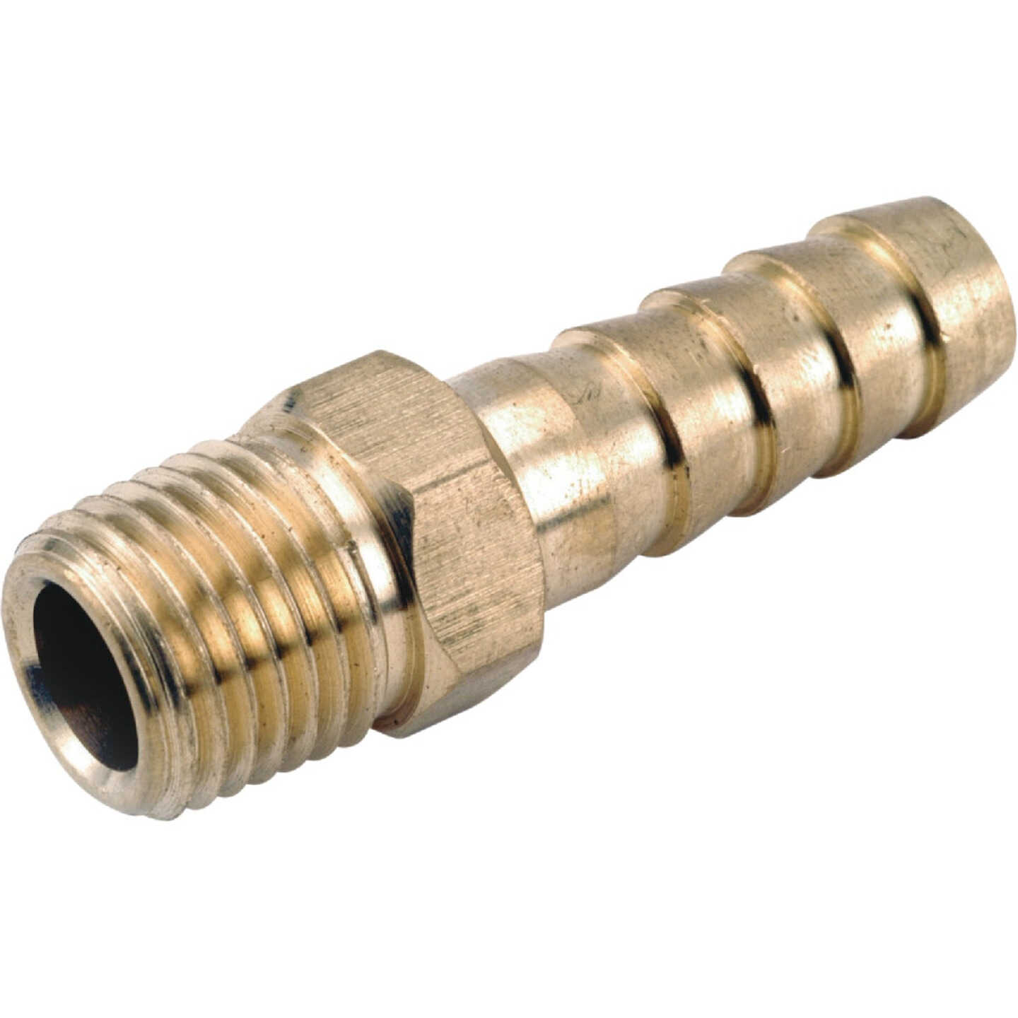 Anderson Metals 5/16 In. ID x 1/4 In. MPT Brass Hose Barb Image 1