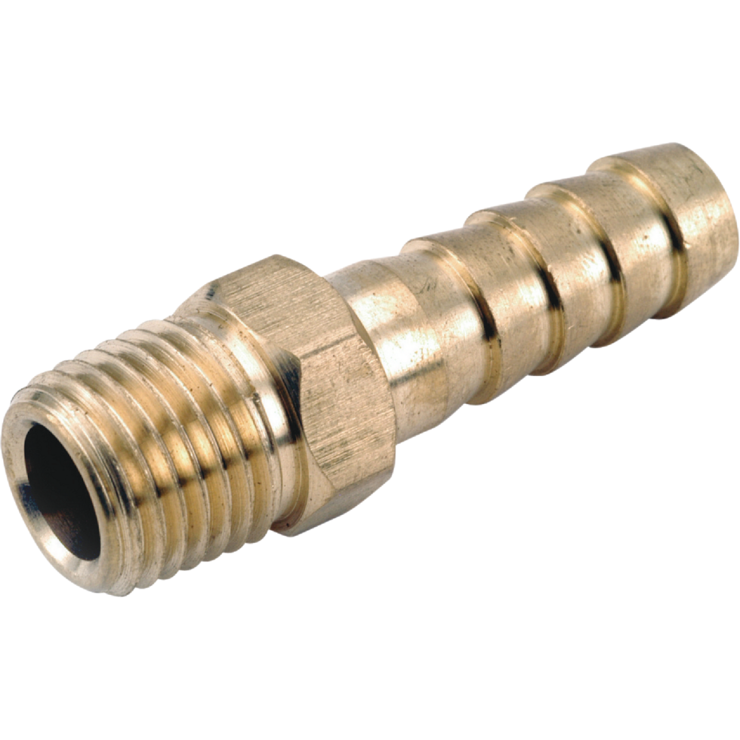Anderson Metals 3/8 In. ID x 1/8 In. MPT Brass Hose Barb Image 1