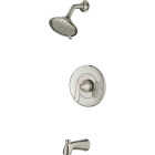 American Standard Chatfield Brushed Nickel Single-Handle Lever Tub & Shower Faucet Image 5