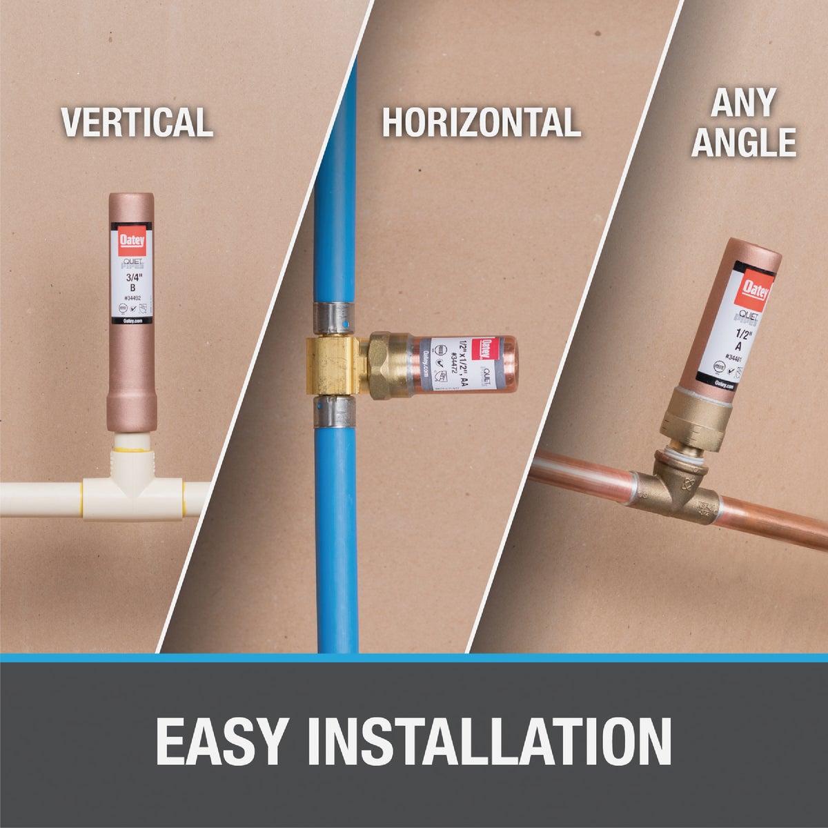 Oatey Quiet Pipes MIP Shock Absorber Image 3