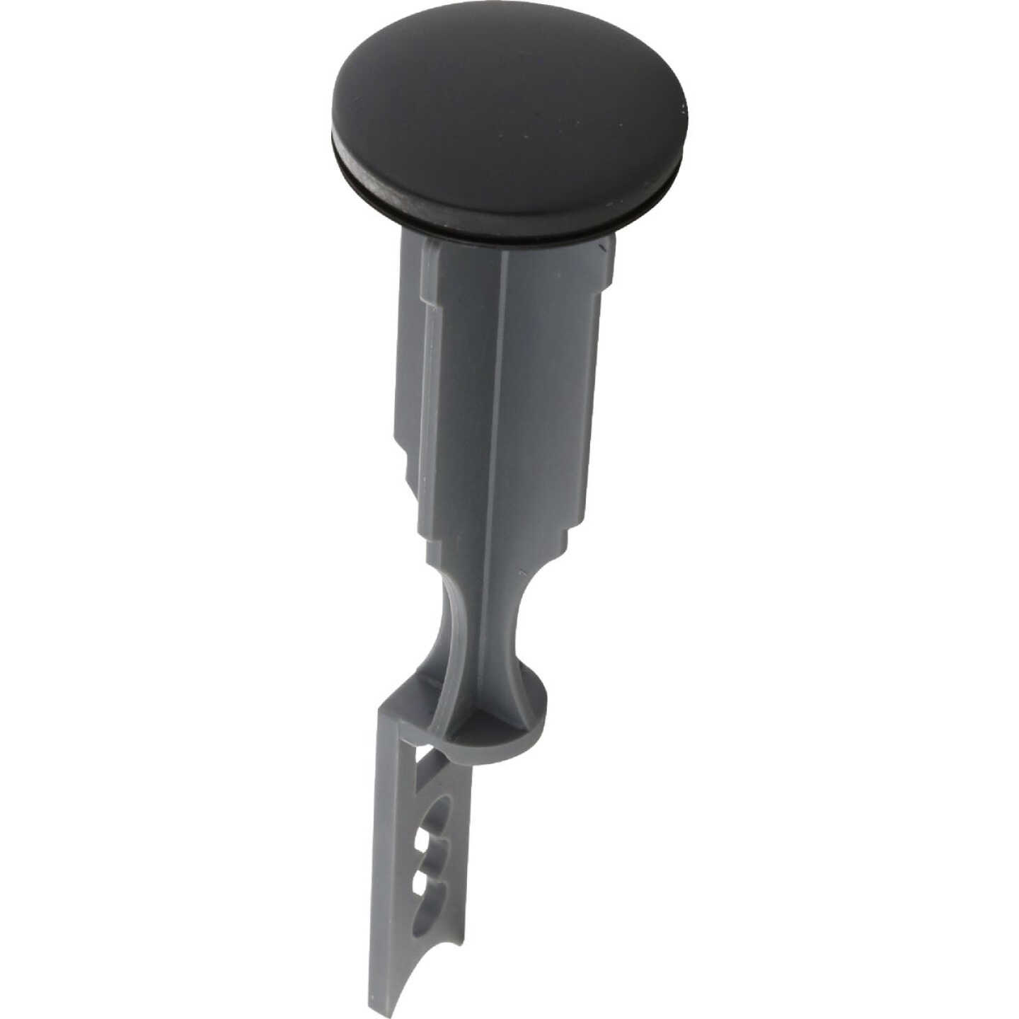 Danco Matte Black Plastic Pop-Up Drain Stopper Replacement Image 1
