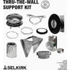 SELKIRK Sure-Temp 6 In. Stainless Steel Thru-The-Wall Chimney Support Kit Image 2