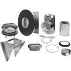 SELKIRK Sure-Temp 6 In. Stainless Steel Thru-The-Wall Chimney Support Kit Image 1