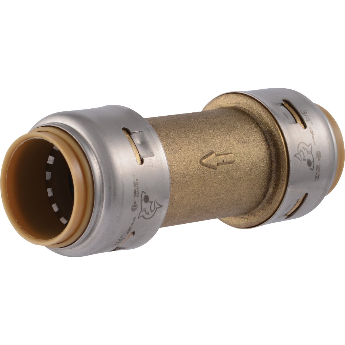 Sharkbite 3/4 In. Brass Push Check Valve