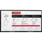 Delta Foundations 1-Handle Lever Kitchen Faucet with Side Spray, Chrome Image 6