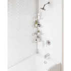 Zenith Zenna Home Metal 12 In. x 97 In. Shower Caddy Image 2