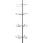 Zenith Zenna Home Metal 12 In. x 97 In. Shower Caddy Image 1