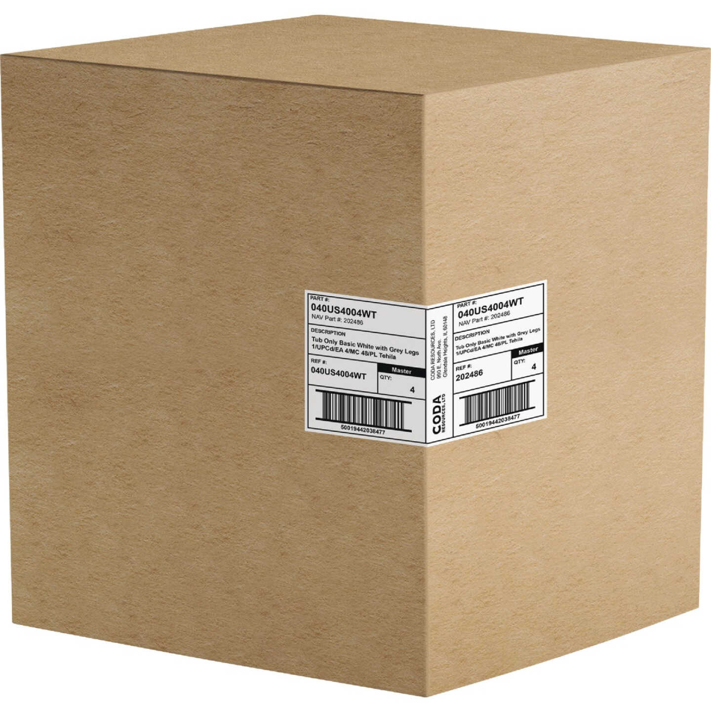 Tehila 21 Gal. White Utility Tub Image 2