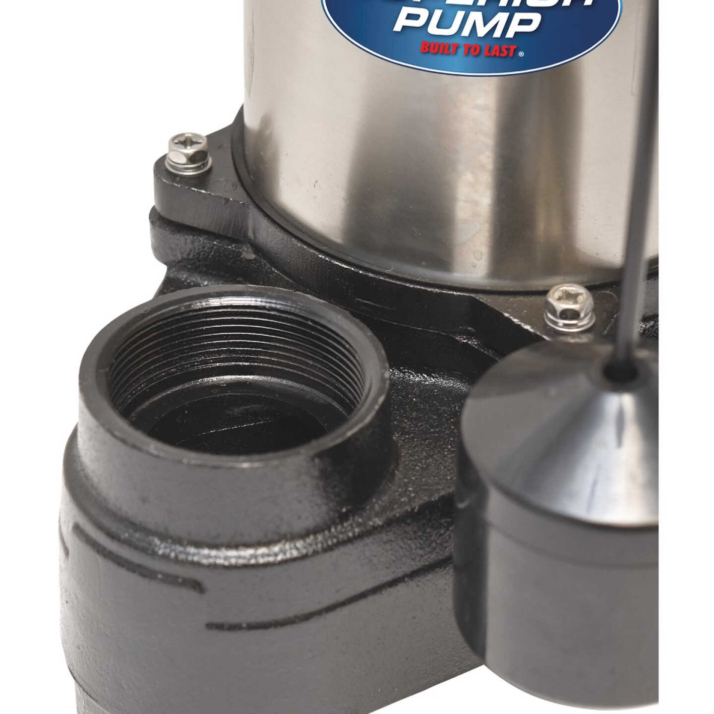 Superior Pump 1/2 HP Stainless Steel/Cast Iron Submersible Sump Pump with Vertical Float Switch Image 7