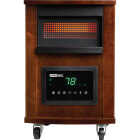 Home Impressions 1500W 120V Quartz Heater with Woodgrain Cabinet Image 5