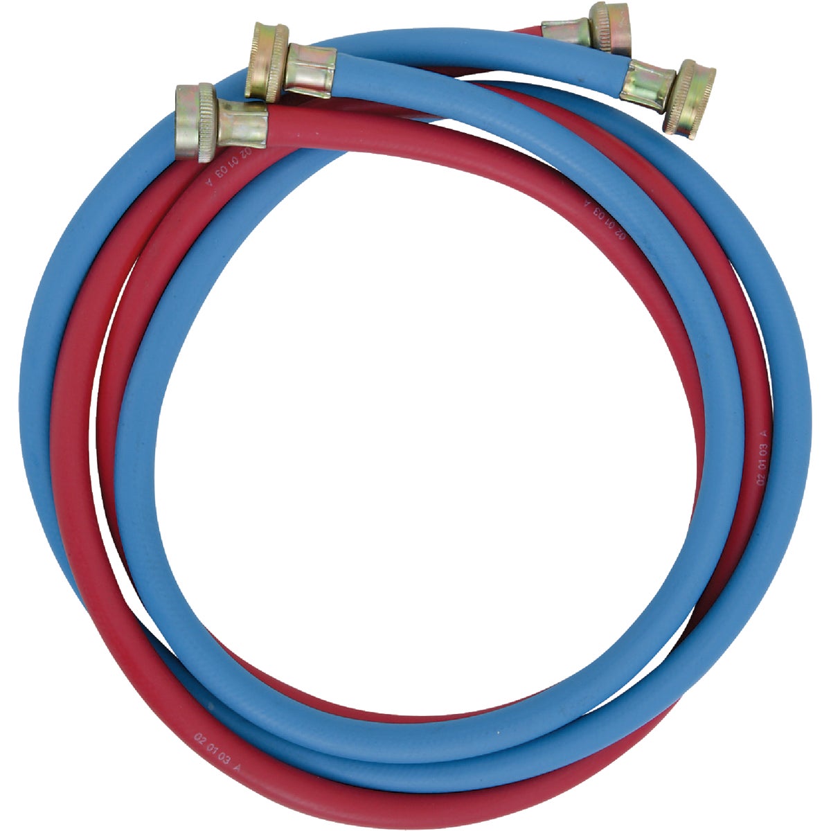 Do it Best 3/8 In. X 6 Ft. Reinforced EPDM Rubber Washing Machine Hose (2-Pack)