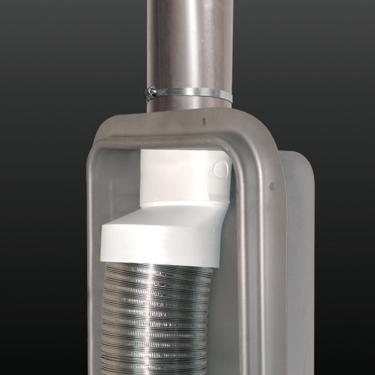 Dundas Jafine Round to Oval Plastic Dryer Duct Connector Image 2